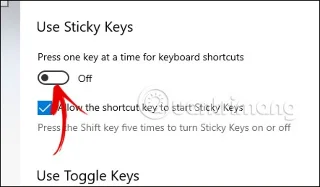 Instrucciones para habilitar o deshabilitar las teclas especiales en Windows