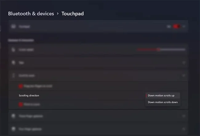 Windows 11'de dokunmatik yüzey hareketleri nasıl etkinleştirilir/devre dışı bırakılır