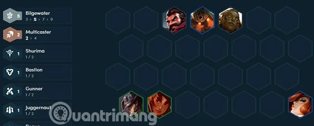 Bilgewater DTCL: Skład zespołu, budowa