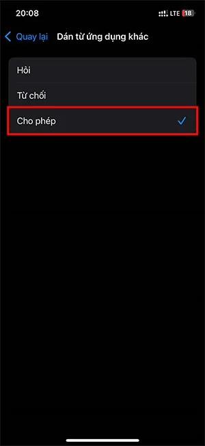 iPhone 앱에 항상 콘텐츠를 붙여넣는 방법