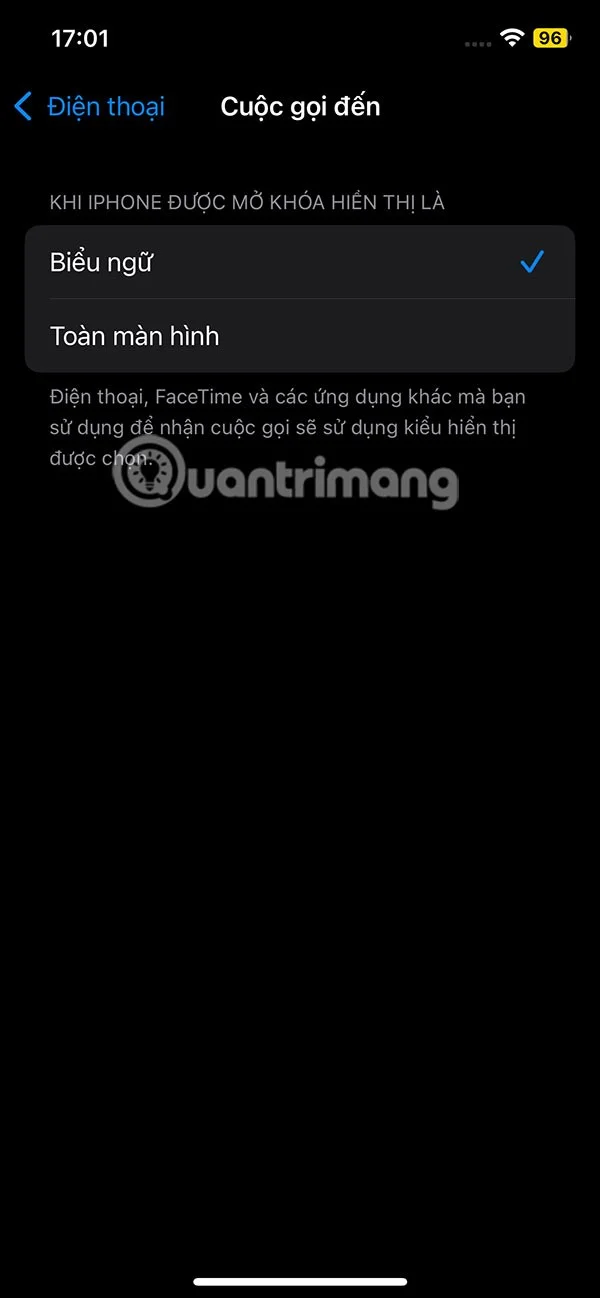 iPhone에서 전체 화면으로 전화를 받는 방법