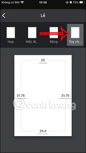 Marges uitlijnen in Google Docs