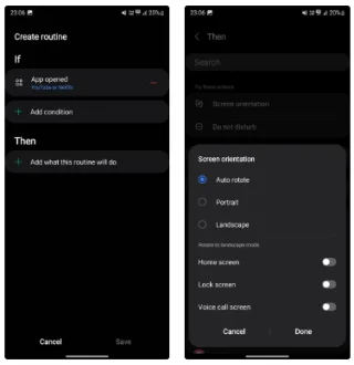 Jak automatycznie obracać ekran telefonu z Androidem dla niektórych aplikacji