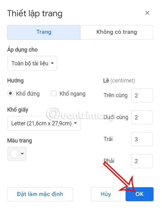 Marges uitlijnen in Google Docs