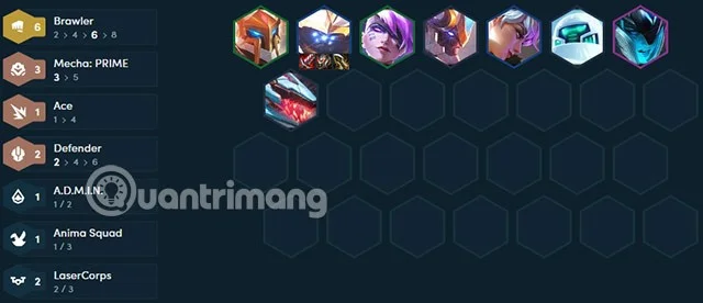 Temporada 8 de Jax DTCL: Construye, equipo de luchadores Jax