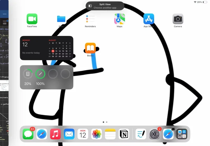 Hoe je het scherm op de iPad kunt splitsen