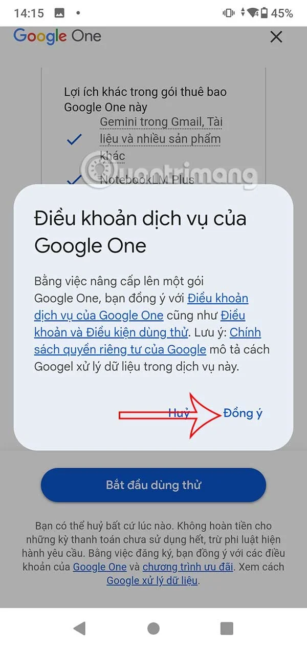 Google One AI Premium を1ヶ月間無料で登録する方法
