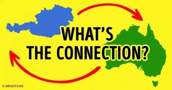 Warum werden Österreich und Australien oft miteinander verwechselt?