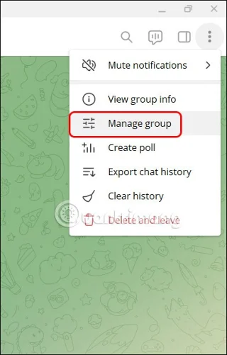 Telegram'da grup bağlantısı alma talimatları