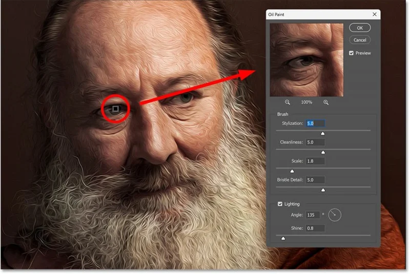 Hoe je het olieverffilter in Photoshop gebruikt om een ​​foto in een schilderij te veranderen