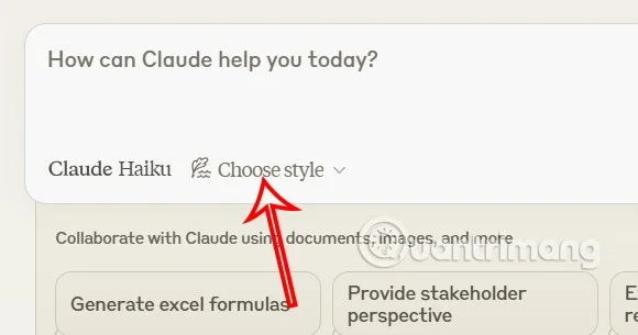 วิธีการเขียนข้อความที่มีสไตล์บน Claude AI