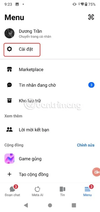 Messengerda sohbet verilerini silme talimatları