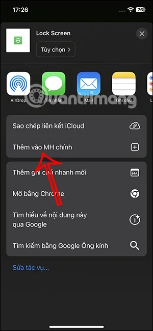 iPhone 잠금 화면 바로가기 만드는 방법