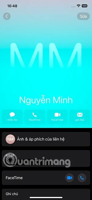 Como criar um pôster de contato com monograma no iPhone