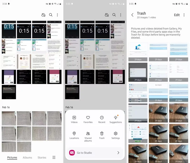 Jak opróżnić kosz na Androidzie