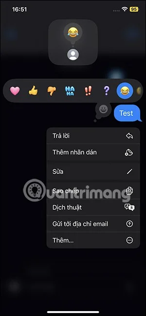 Cómo agregar emojis para responder mensajes en iOS 18
