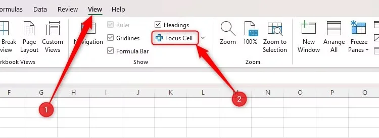 Cómo usar la celda de enfoque para resaltar datos de Excel