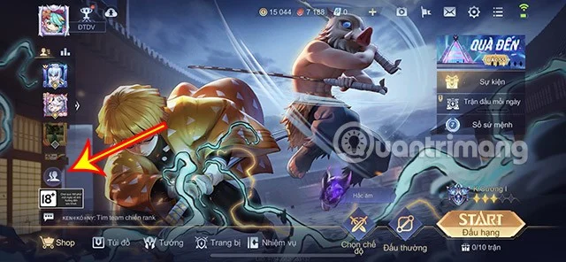 Lien Quan maç geçmişinin nasıl gizleneceğine dair talimatlar