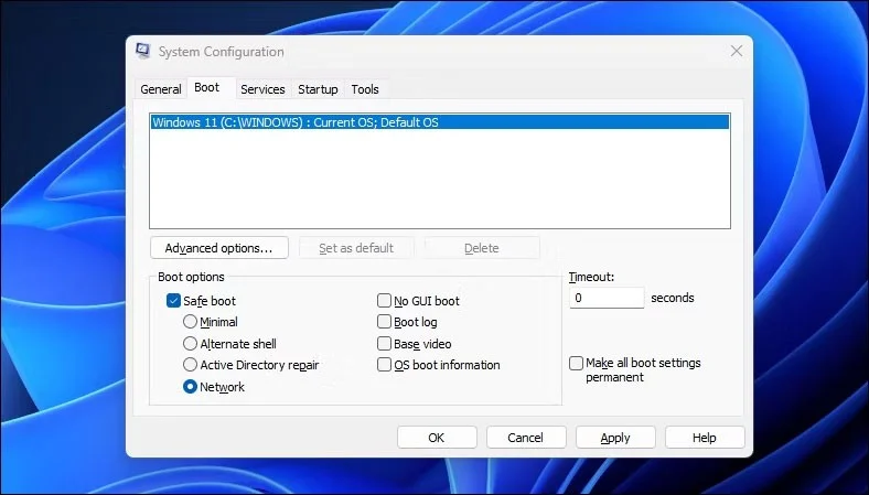 How to access Safe Mode on Windows 11