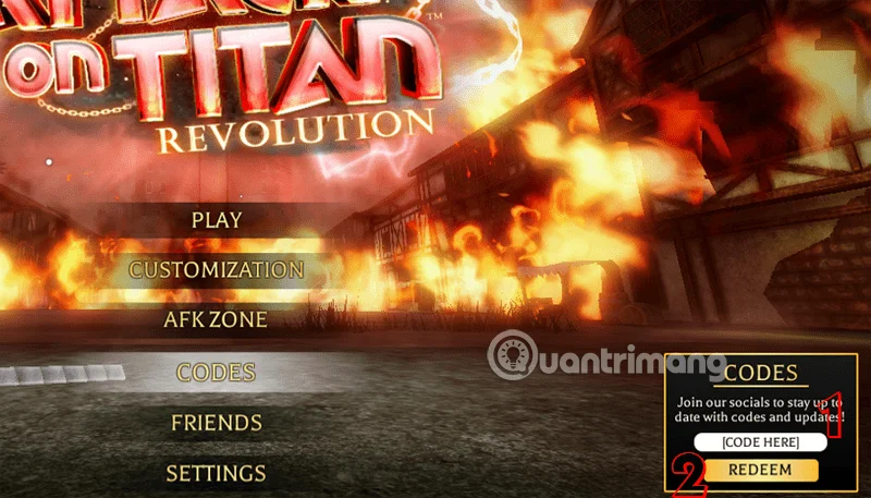 Últimos códigos de Attack on Titan Revolution y cómo canjearlos