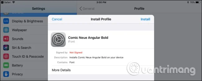 Instructies voor het installeren van lettertypen op iPhone en iPad