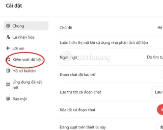 Instruções para exportar chats no ChatGPT