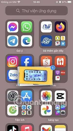 iPhone에서 텍스트 및 파일을 끌어서 놓기 위한 지침