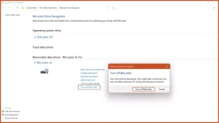 How to Turn Off Bitlocker on Windows 11