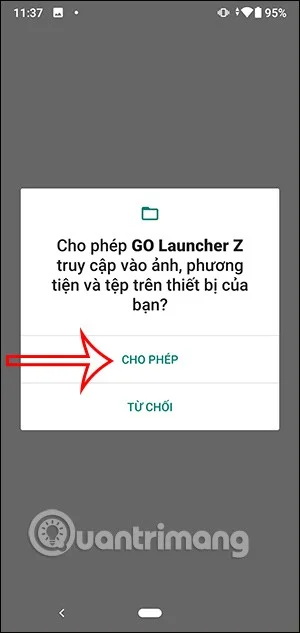 Go Launcher를 사용하여 Android 테마를 설치하는 방법