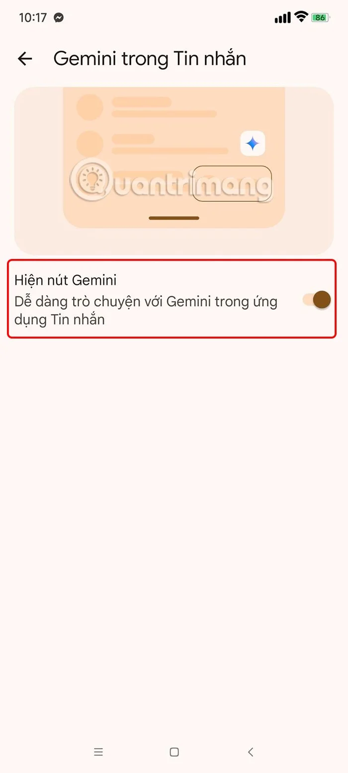 Android에서 메시지에서 Gemini를 제거하는 방법