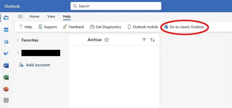 How to switch between old Outlook and new Outlook