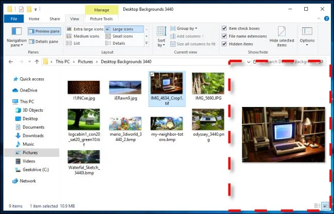 Cómo mostrar el panel de vista previa del Explorador de archivos en Windows 10/11