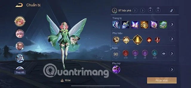 Instruções sobre como jogar e equipar a temporada Krixi S1 2023