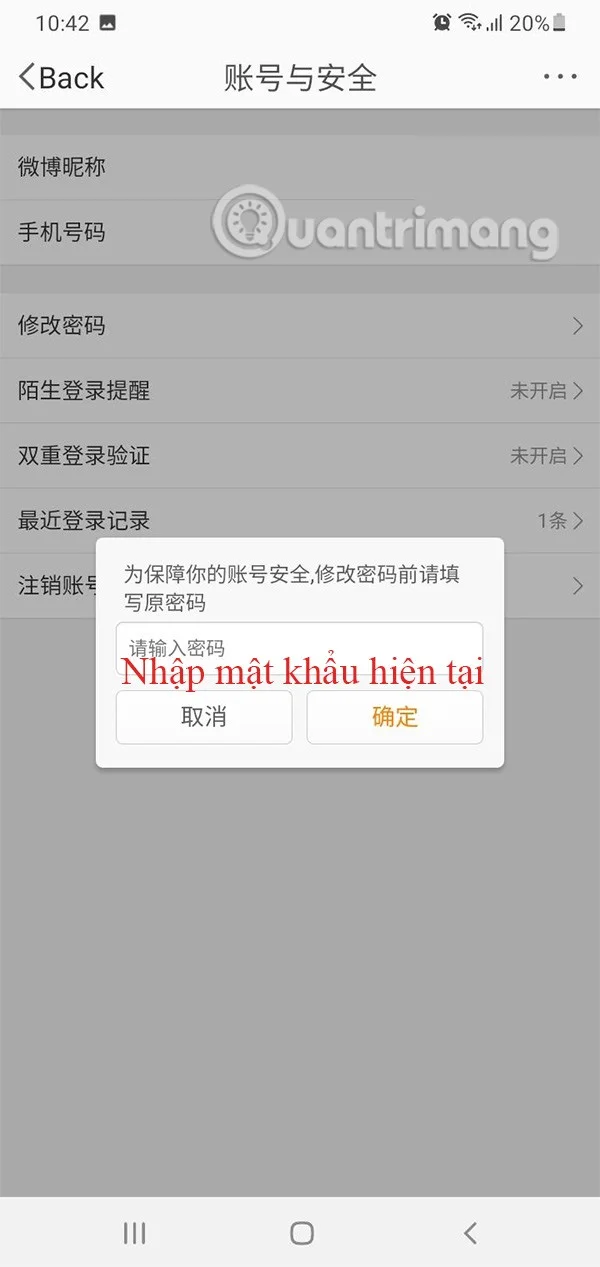 Telefonda ve bilgisayarda Weibo şifresini değiştirme talimatları