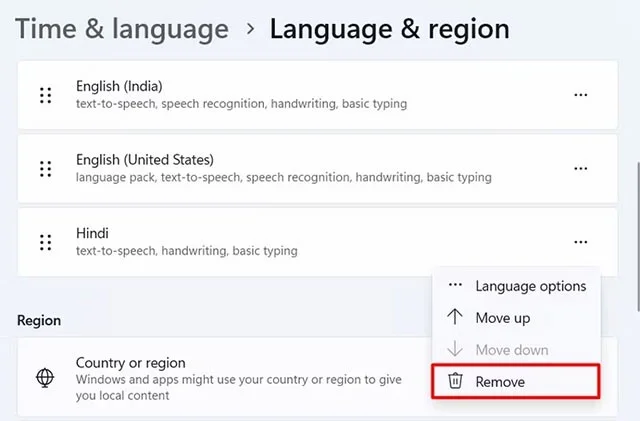 Bagaimana untuk menukar bahasa papan kekunci pada Windows 11