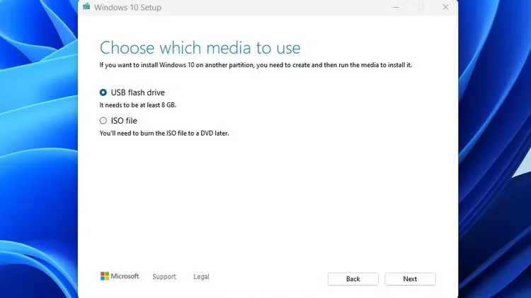Instruções para instalar o Windows usando USB, criar USB inicializável, USB de instalação do Windows