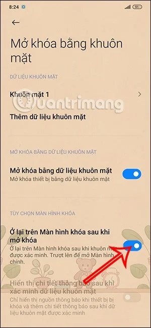 Hoe je het swipen overslaat bij het ontgrendelen van je Xiaomi met je gezicht