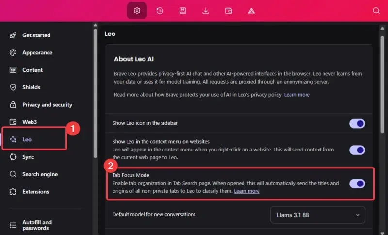 How to use the new Brave Tab Focus Mode to organize your browser