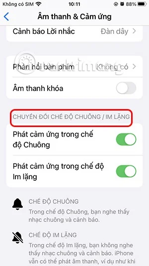 무음 모드에서 iPhone 진동을 끄는 방법