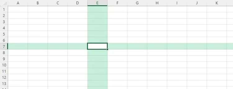 Cómo usar la celda de enfoque para resaltar datos de Excel