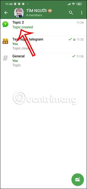 Cómo crear un tema de grupo de Telegram para discusión