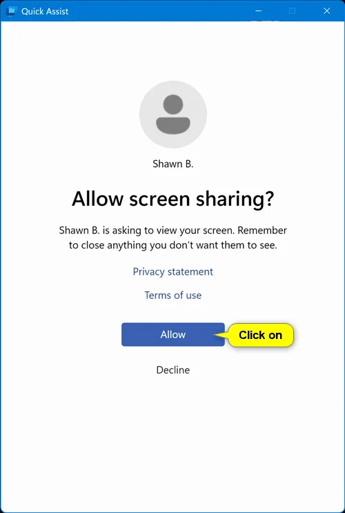 Cómo obtener y brindar soporte remoto mediante la aplicación Asistencia rápida en Windows 11