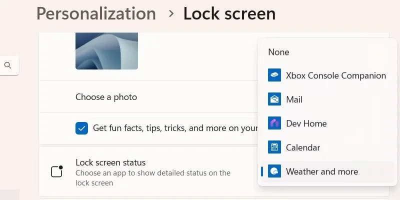 How to disable lock screen widgets on Windows 11