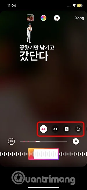 Instruções para postar histórias de músicas no Instagram