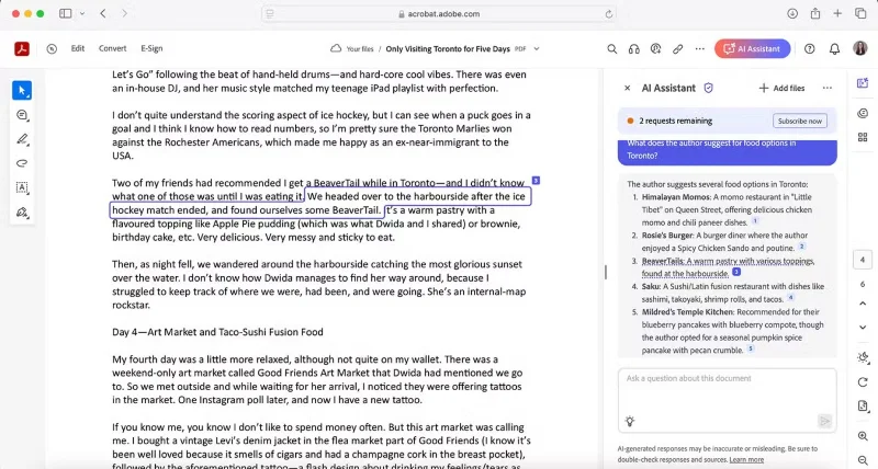 Biedt Adobe Acrobat AI Assistant of Dropbox Dash een betere AI-hulp voor documenten?
