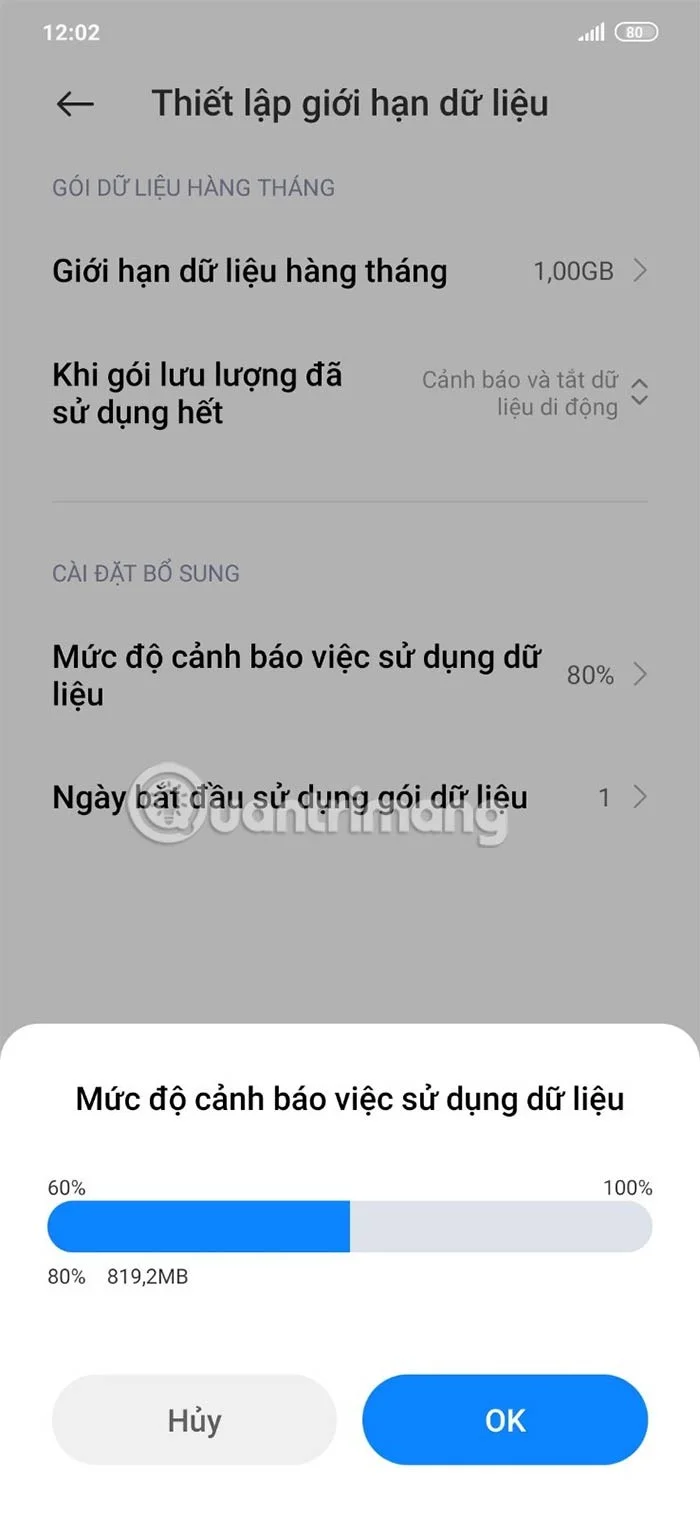 안드로이드에서 사용되는 모바일 데이터를 확인하는 방법