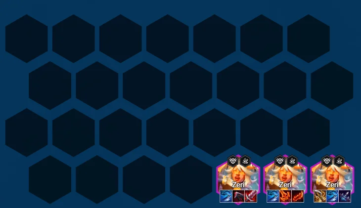 Zeri TFT-build, Zeri DTCL-team seizoen 14