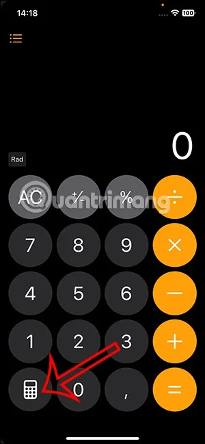 iPhone 계산기 앱에서 단위를 변환하는 방법