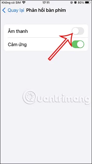 Instructions pour désactiver le son du clavier sur iPhone, iPad