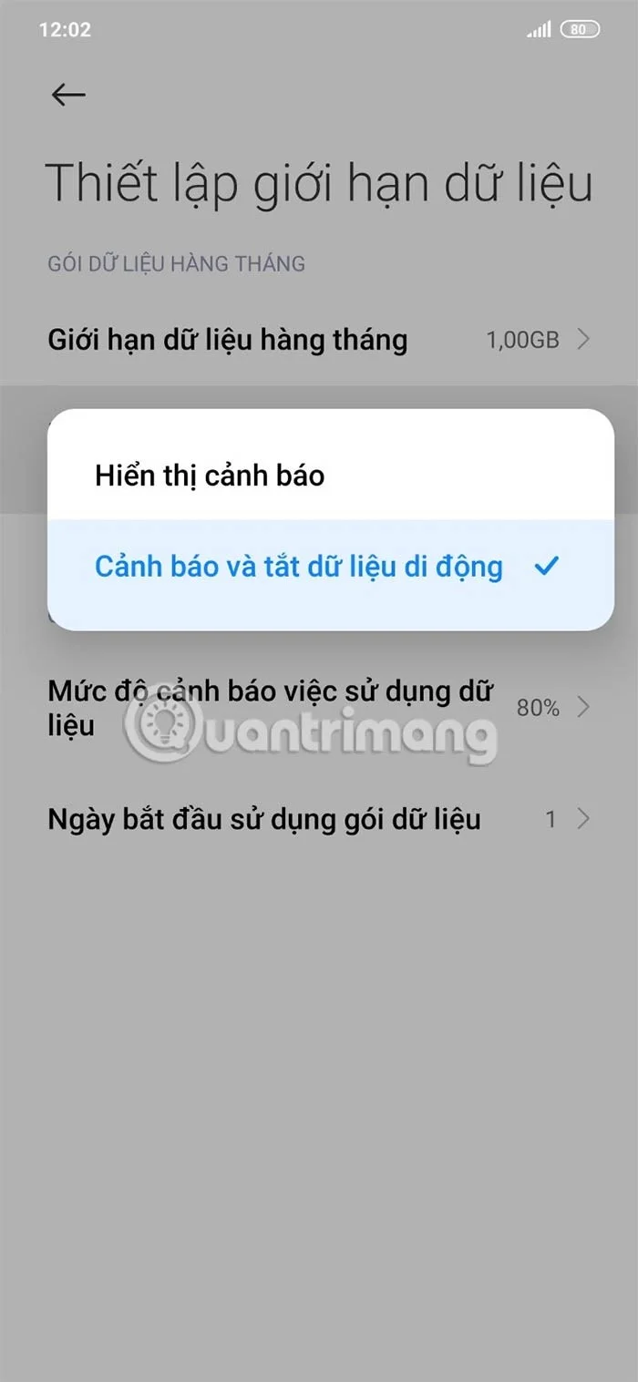 안드로이드에서 사용되는 모바일 데이터를 확인하는 방법